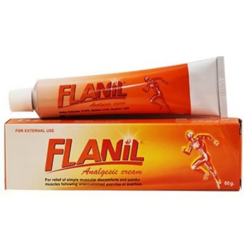 FLANIC ANALGESIC CREAM 60G (relieves muscular aches and pains) | Shopee ...