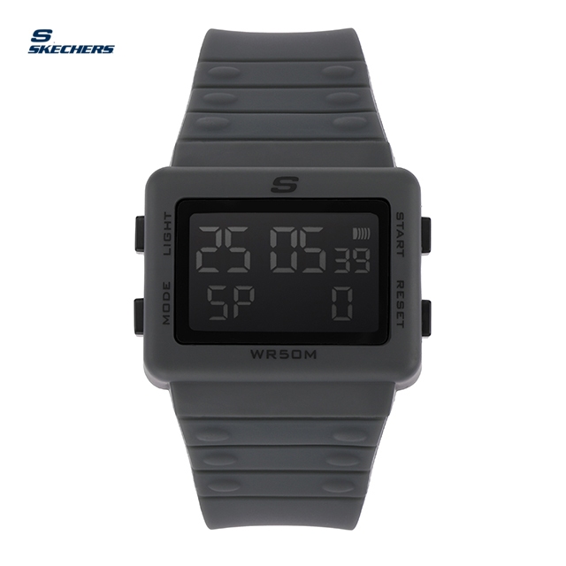 Skechers Men s Larson Digital Watch SR1148 Others Gray Case Rectangular Dial 24 MM Multi Colour Polyurethane Band Shopee Malaysia