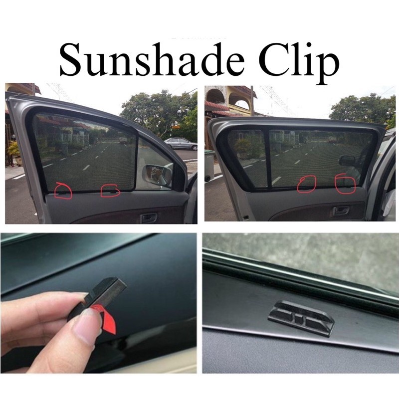 Car Sunshade set clip 8pcs | Shopee Malaysia