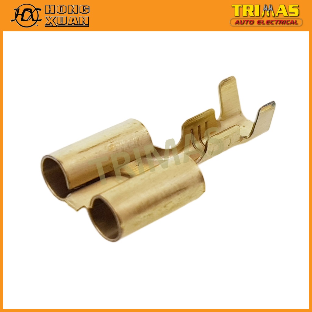2 Way Dual Bullet Brass Terminal Clip Wire Pin (10PCS) | Shopee Malaysia