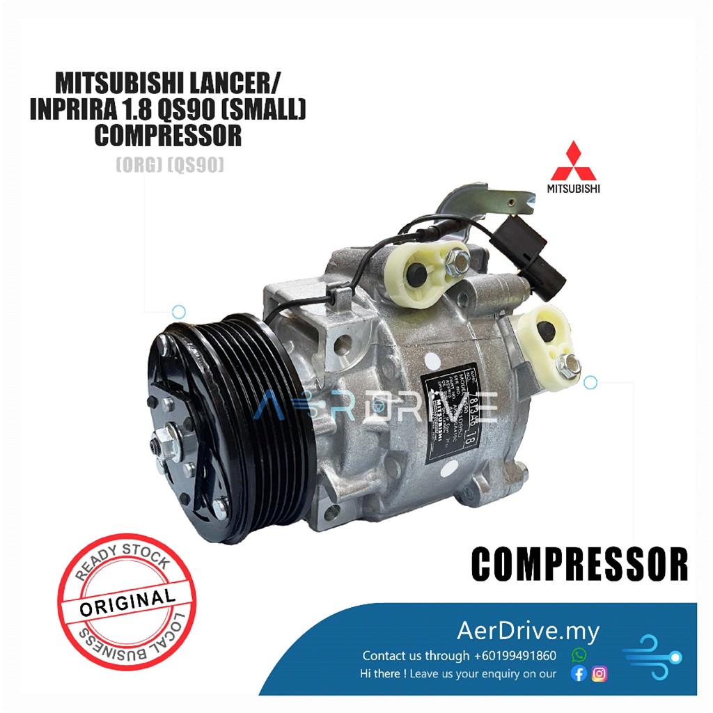 ORIGINAL MITSUBISHI LANCER 1.8 QS90 / OUTLANDER COMPRESSOR | Shopee ...