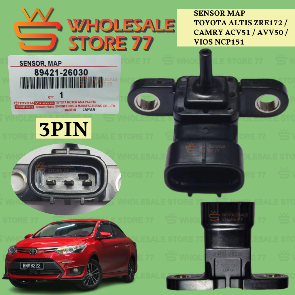 ORIGINAL | TOYOTA ALTIS ZRE172 / CAMRY ACV51 / AVV50 /VIOS NCP151 ...