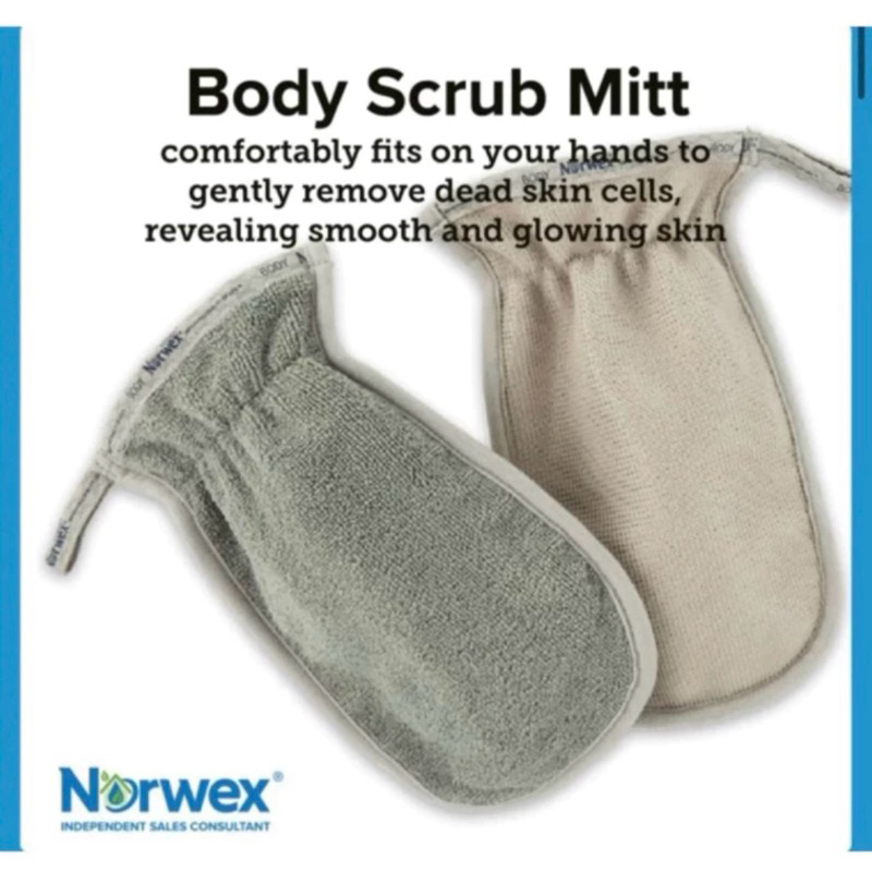 Norwex body scrub mitt Shopee Malaysia