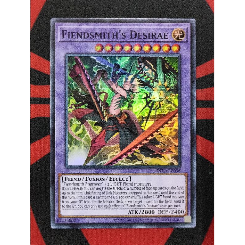 Yu-Gi-Oh! INFO-EN072 Fiendsmith In Paradise - Super Rare Card - Near Mint  Condition
