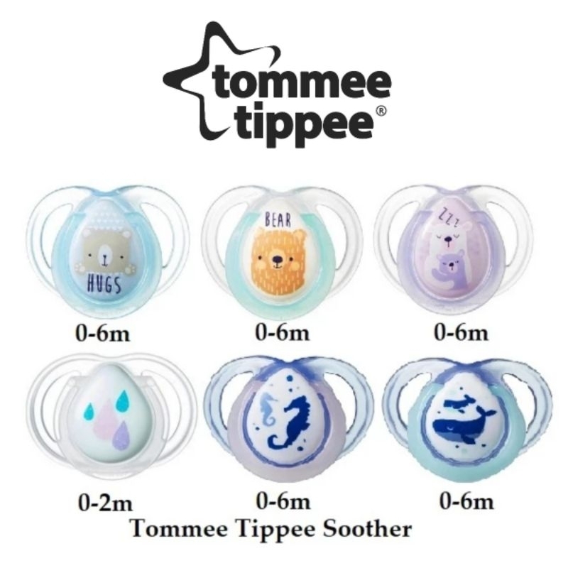 Tommee Tippee Closer to Nature Pacifier 0-6m /6-18m Single Pack Loose ...