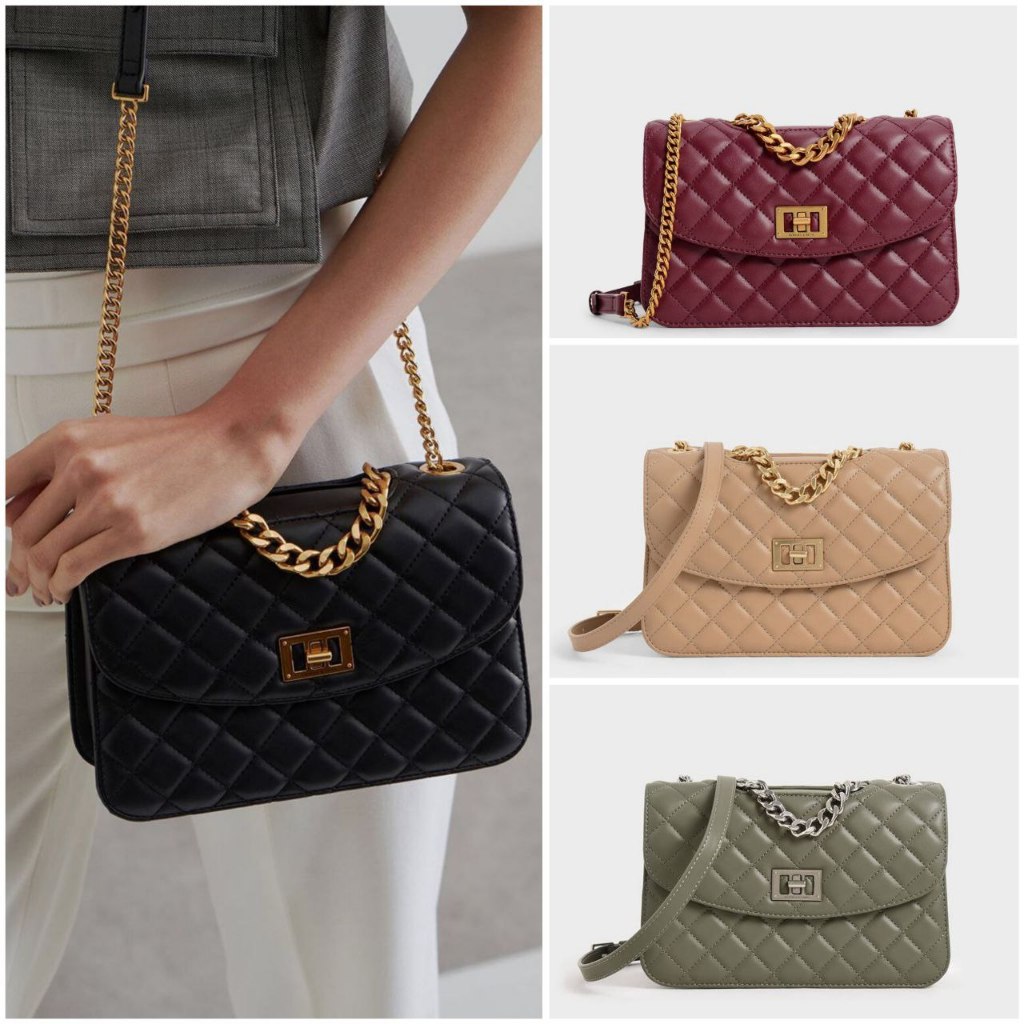 New Arrival Ready Stock Cnk Quilted Turn Lock Clutch 70701062 1 Shopee Malaysia