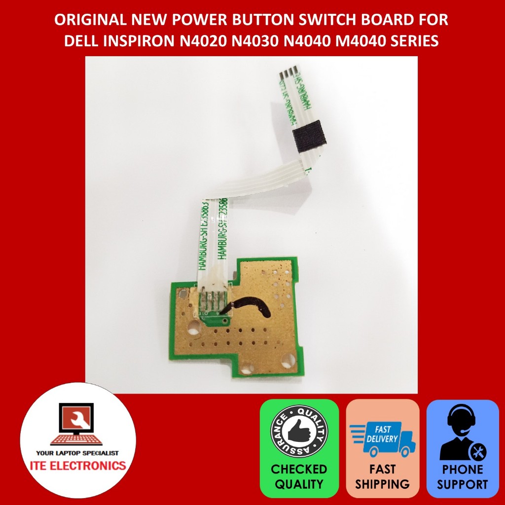 ORIGINAL NEW DELL INSPIRON N4020 N4030 N4040 M4040 ON/OFF POWER BUTTON ...