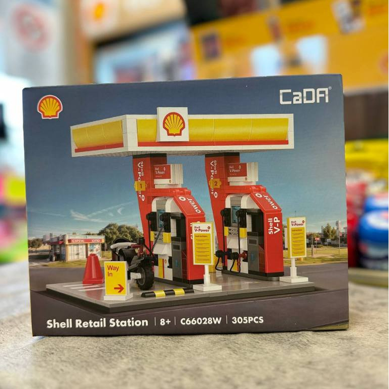 CaDa C66028W SHELL RETAIL SMALL STATION BUILDING LEGO | 305pcs | Shopee ...