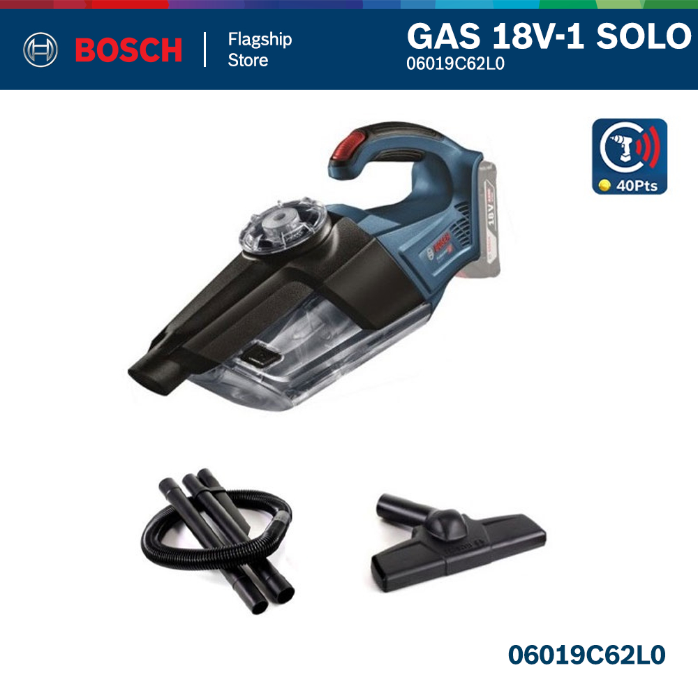BOSCH GAS 18V-1 SOLO Professional Cordless Vacuum Cleaner Without ...