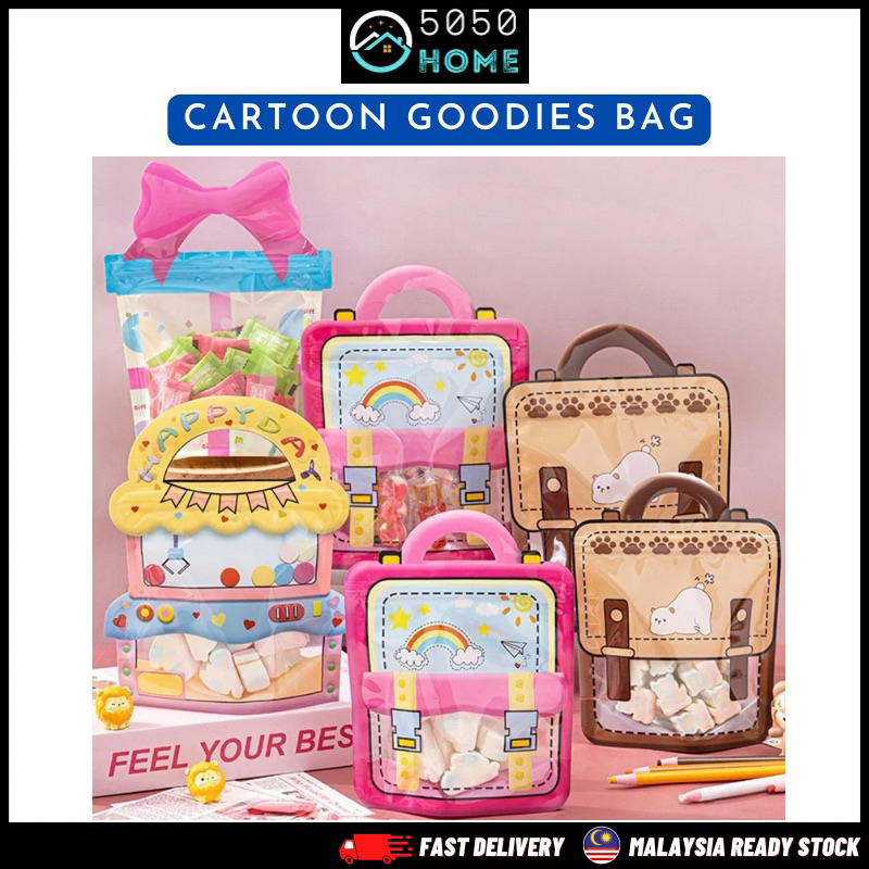5050HOME Cartoon Goodies Bag Children Day Packaging Ziplock Bag ...
