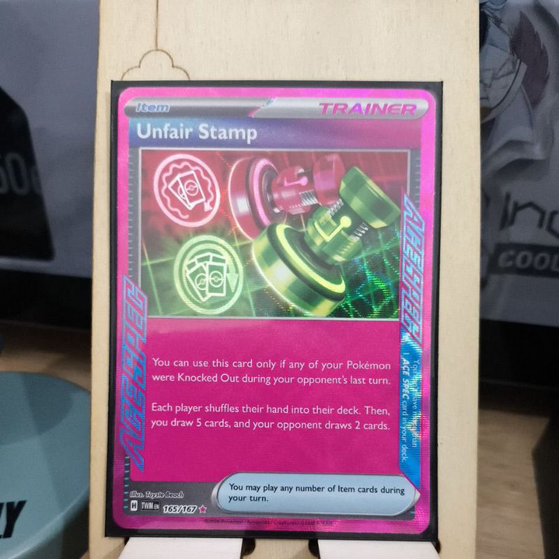 ORI] Kad Unfair Stamp TWM 165/167 Ace Trainer Item Card Pokemon PTCG |  Shopee Malaysia