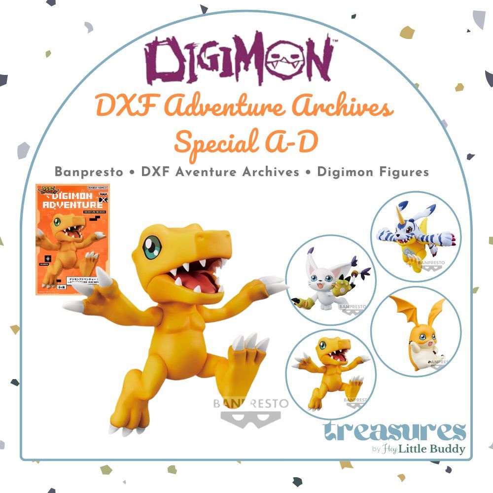 Digimon Adventure DXF Adventure Archives Special A Agumon B Gabumon C ...