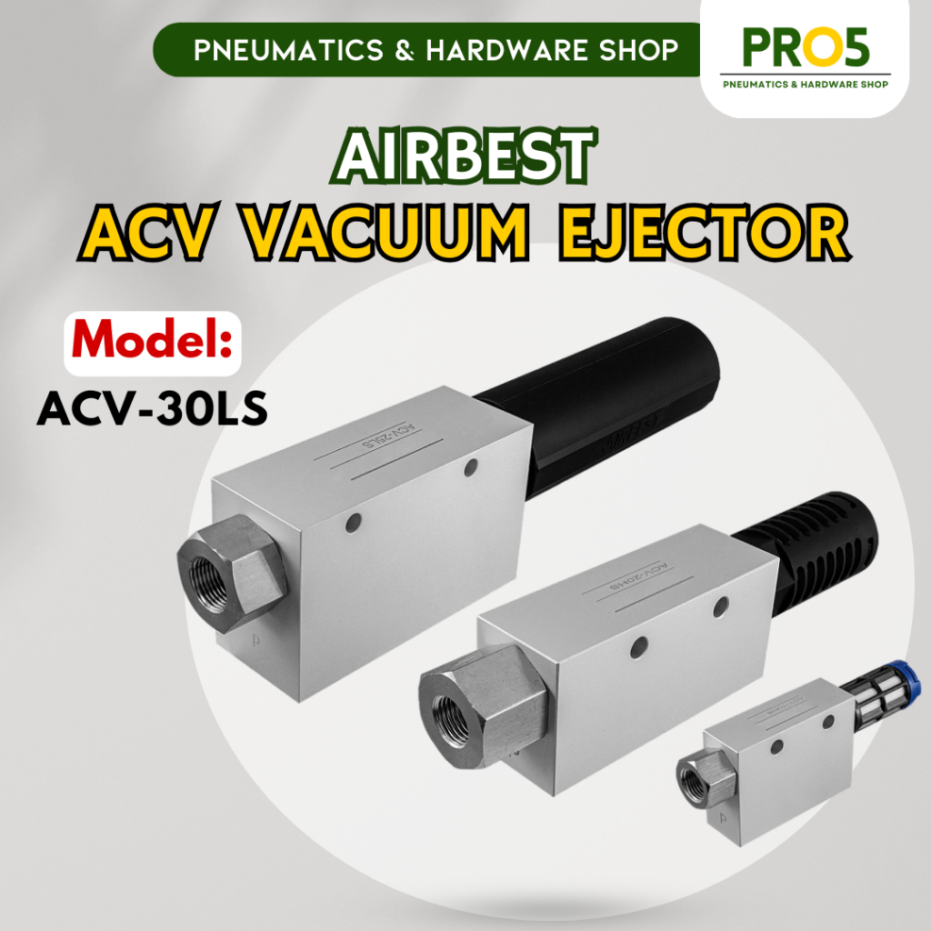 Airbest vacuum ejector ACV-30LS Pneumatic Vacuum Generator Suction Cup ...