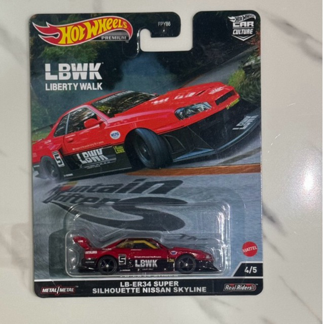 Hot Wheels Premium Nissan Skyline R34 LBWK Super Silhouette LB ER34 ...