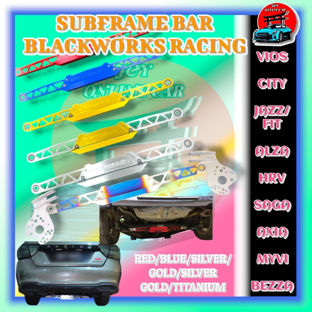 CAR REAR ASR SUBFRAME BAR / Lower Arm for Perodua MYVI AXIA BEZZA ALZA ...
