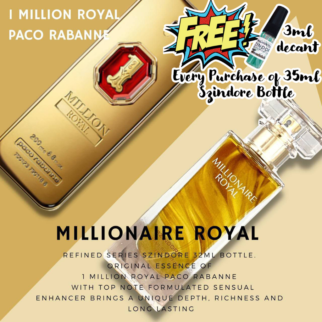 Original Szindore MILLIONAIRE ROYAL (PR 1 MILLION ROYAL) | Shopee Malaysia
