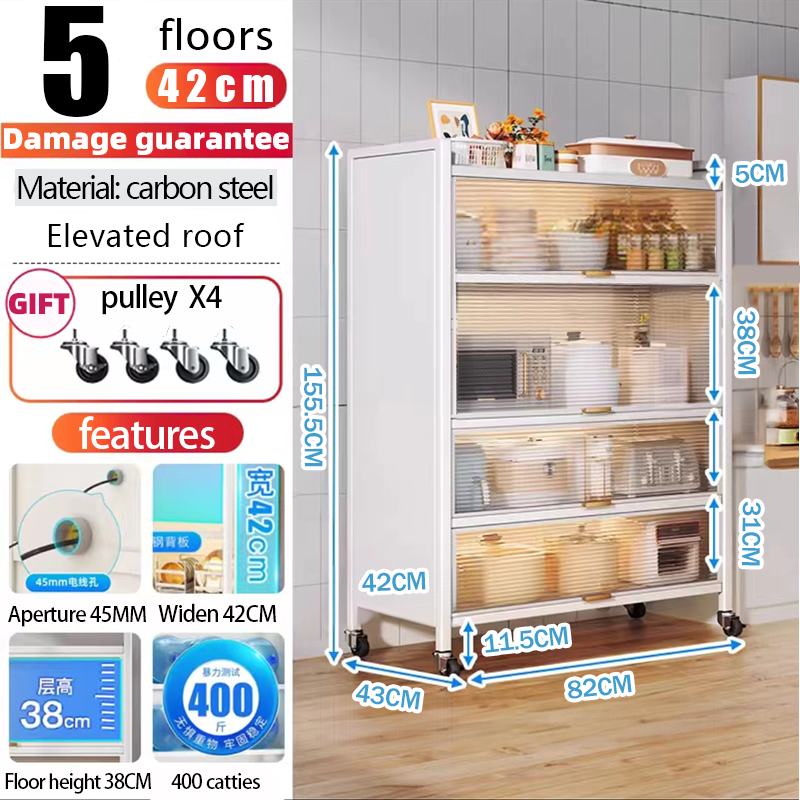 🔥Ready Stock🔥Kitchen cabinet storage rack home Multi-layer large ...