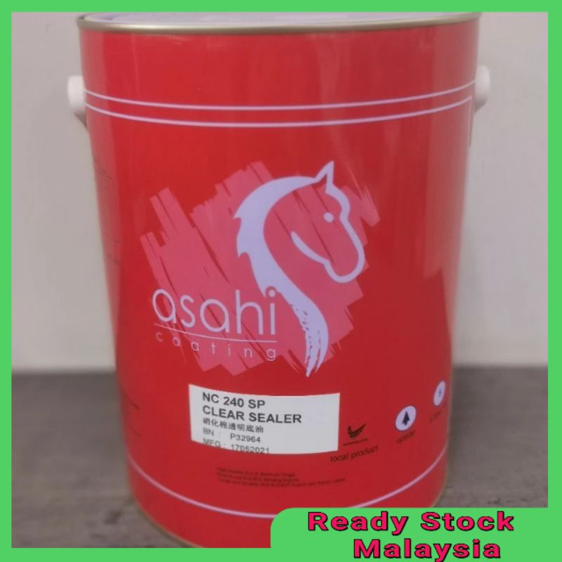 Base Coat ASAHI Nc 240 Clear Sealer Undercoat For Interior Wood Work Wood Paint Shopee Malaysia
