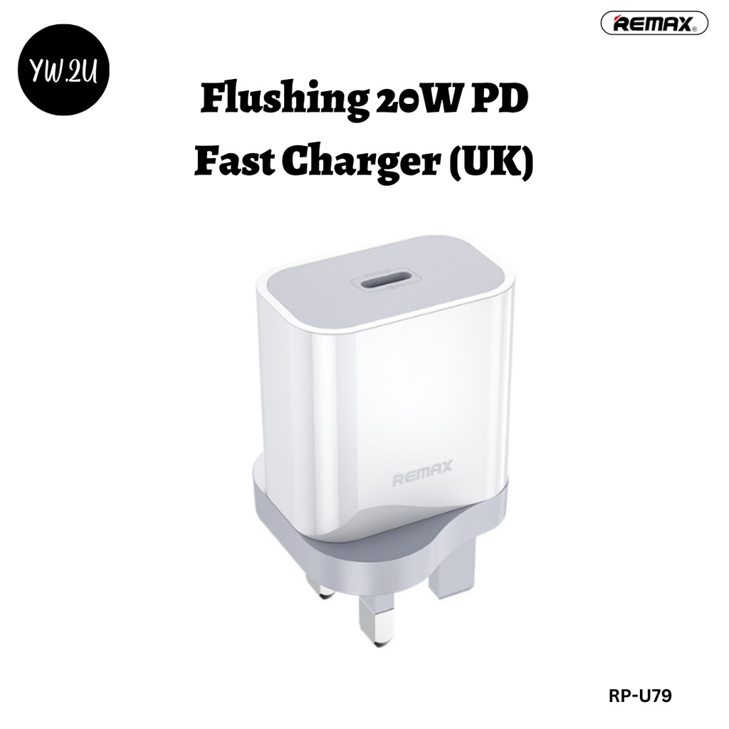 REMAX RP-U79 PD 20W Flushing Series High-Power Type C Fast Charge ...