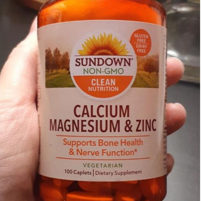 SUNDOWN CALCIUM MAGNESIUM & ZINC 100caplets( bone& nerve health