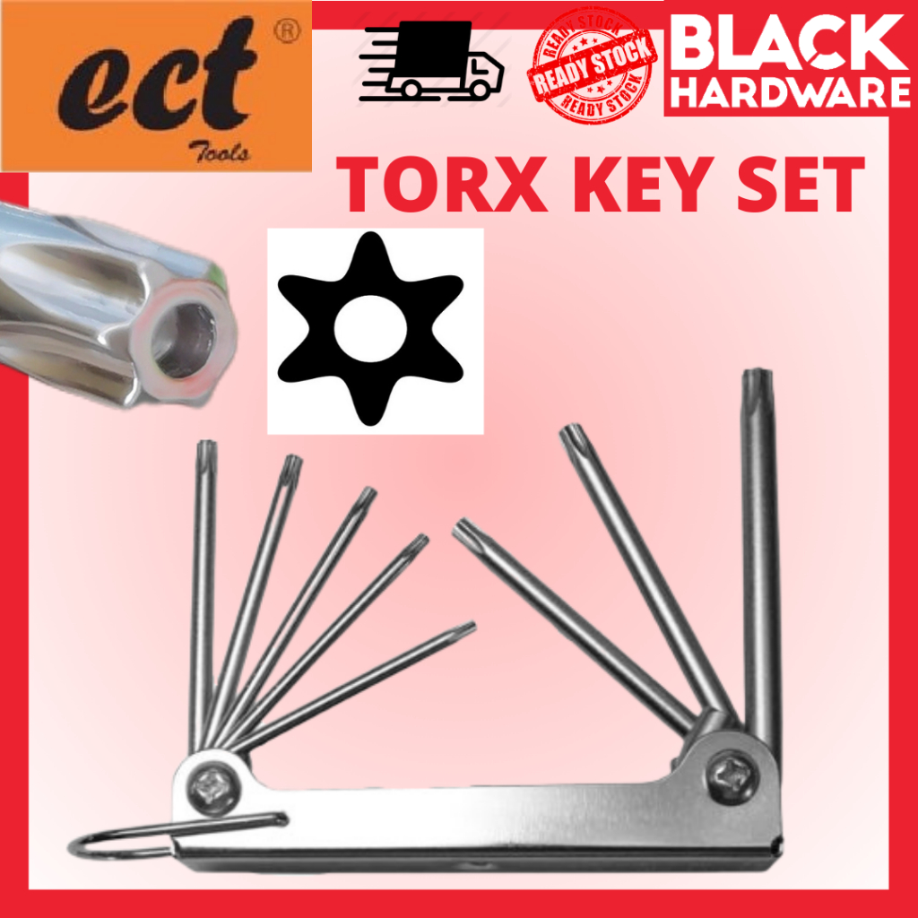 BLACK HARDWARE ECT Star Allen Key Set Torx Allen Key Bunga Torx