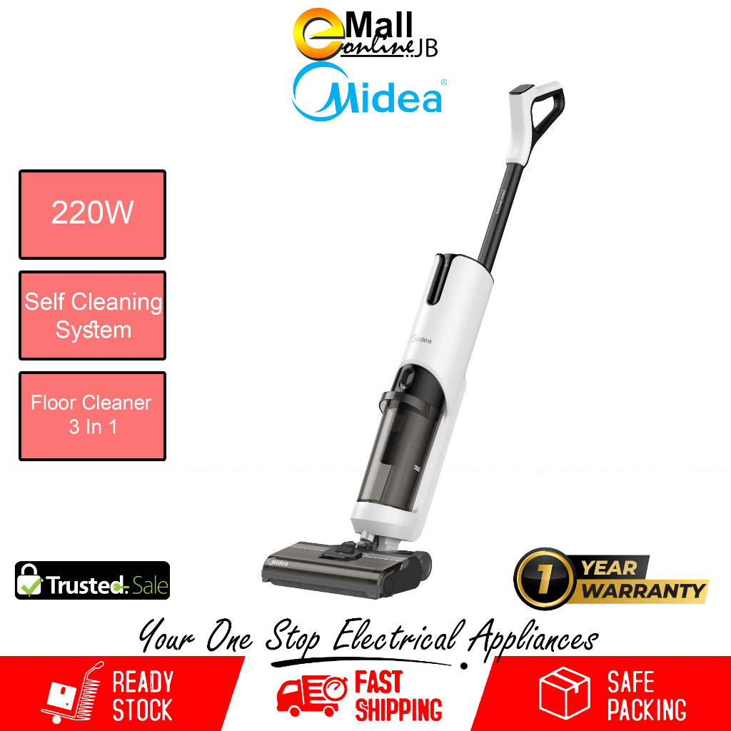 Midea MVCX8 Floor Cleaner 3 In 1 / Wet & Dry Cordless Vacuum Cleaner