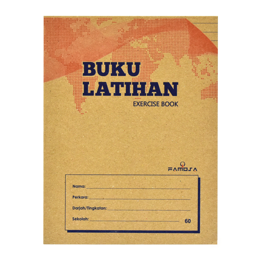 Exercise Book/Buku Latihan F5 Single Line (60/100/120/200 Pages ...
