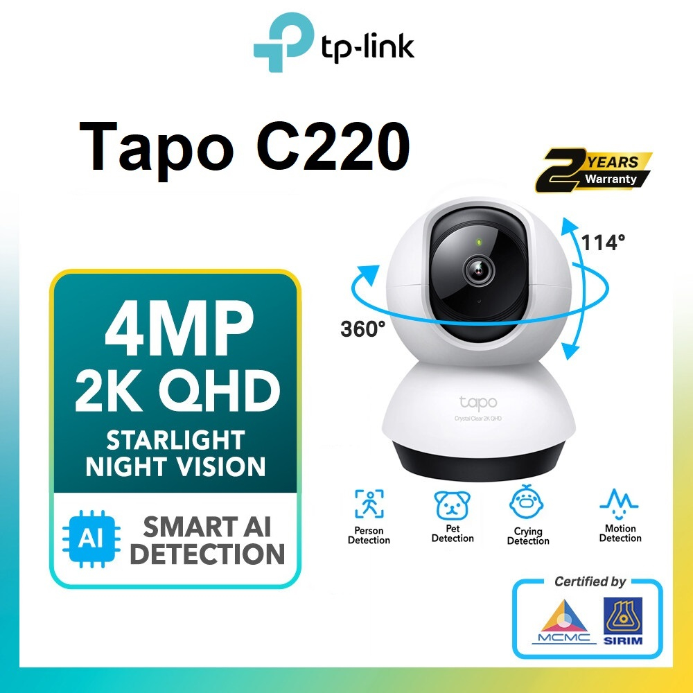 TP-Link Tapo C220 - Home security Wi-Fi camera, 4MP