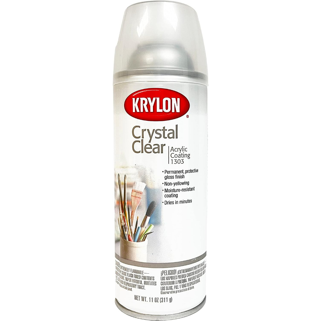 🇺🇸 KRYLON Crystal Clear 1303 Acrylic Coating - 311g | Shopee Malaysia