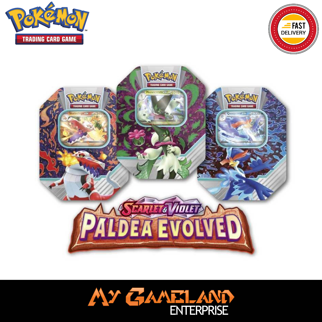 Scarlet & Violet Skeledirge Meowscarada Quaquaval 9-Pocket Portfolio for Pokemon TCG