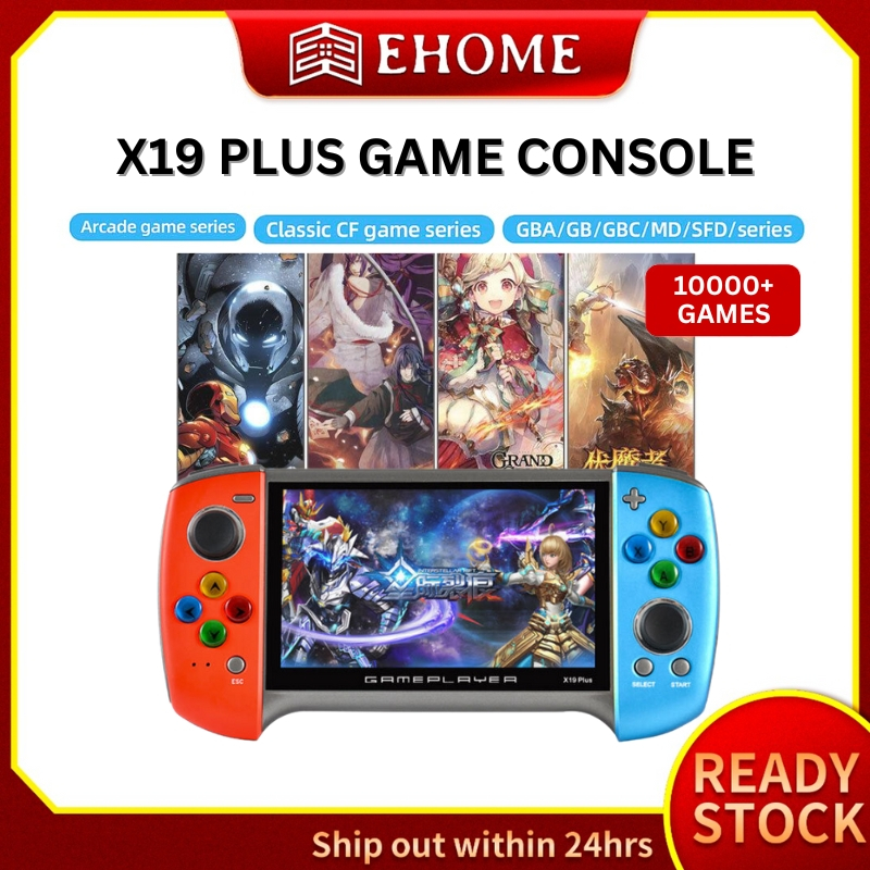 X19 Plus Portable Handheld Game Console 5.1 Inch Large Screen Shopee