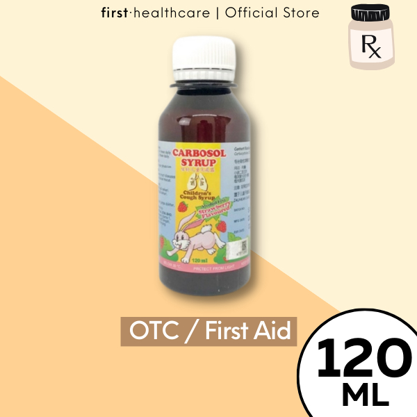 [READY STOCK!] Carbosol Syrup Children Cough Syrup Alcohol Free