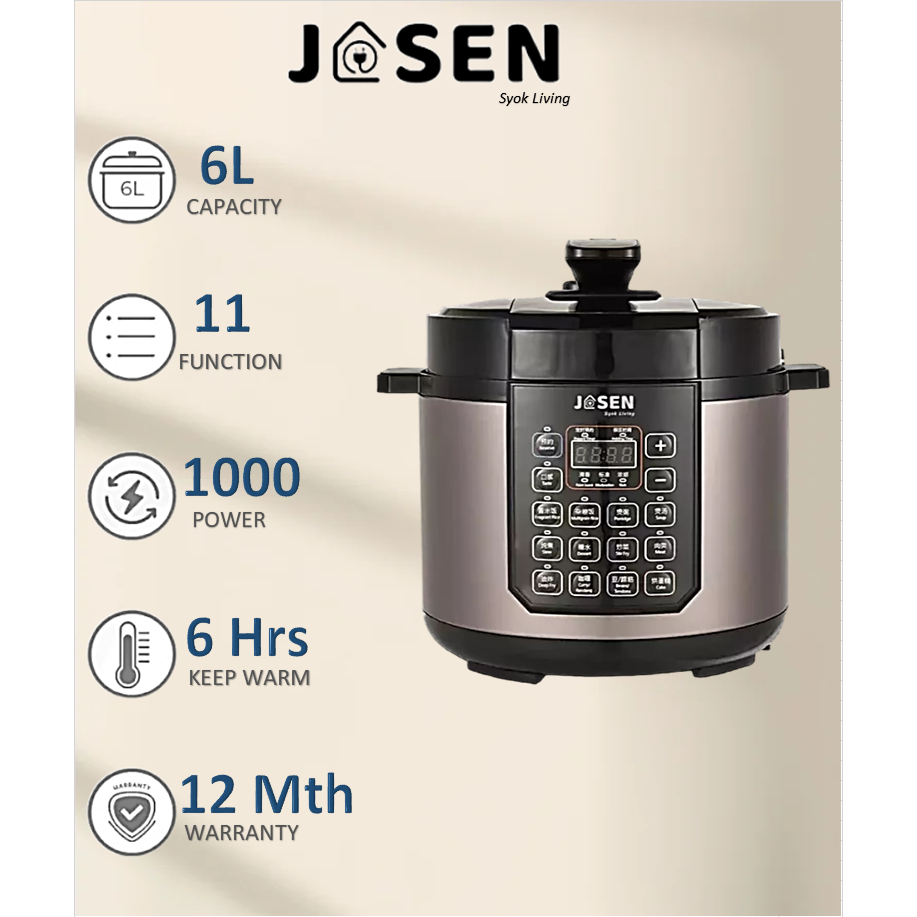 33L Large Capacity Smart Non-Stick Electric Pressure Cooker