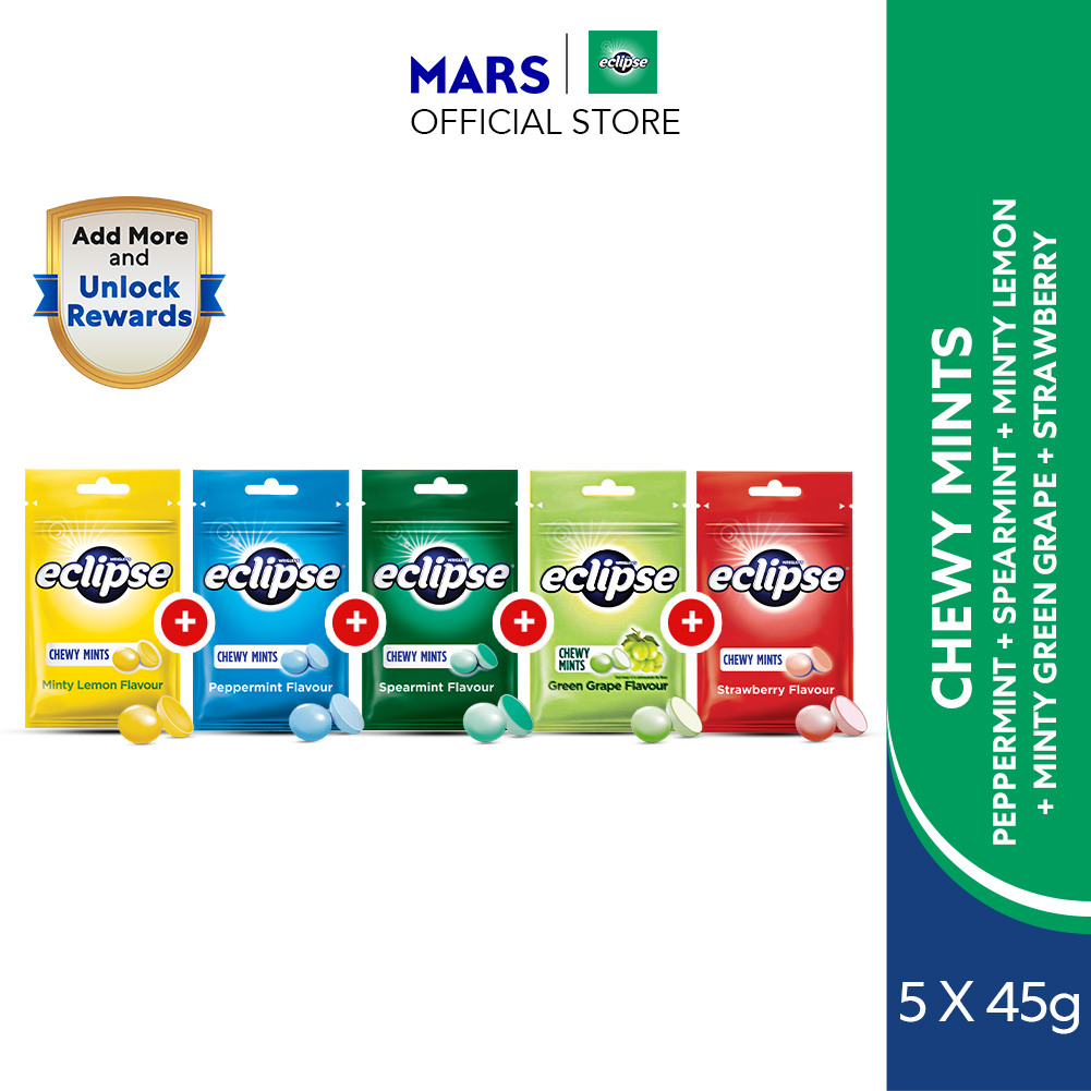 [Bundle of 5] Eclipse Chewy Mints All Flavour Bundles Shopee Malaysia