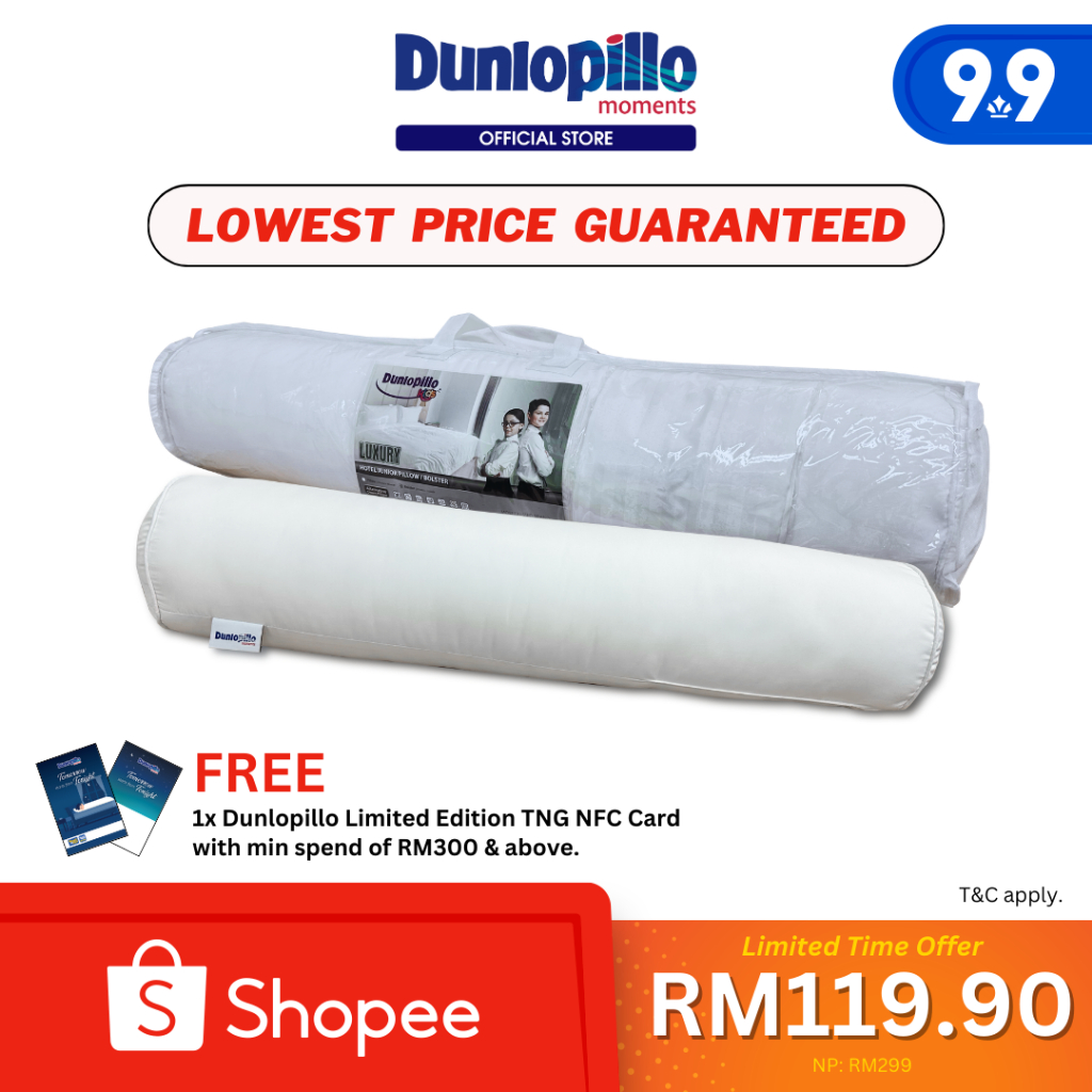 Dunlopillo Luxury Hotel Junior Bolster Shopee Malaysia