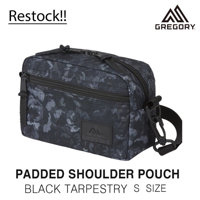 💯% ORIGINAL] GREGORY PADDED SHOULDER BLACK TAPESTRY