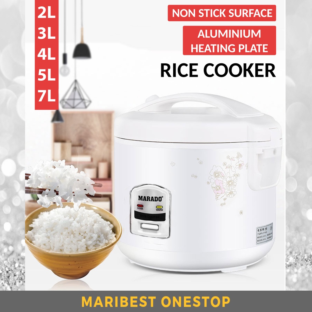 Marado Electric Rice Cooker Steamer Periuk Nasi Elektrik Kecil Periuk