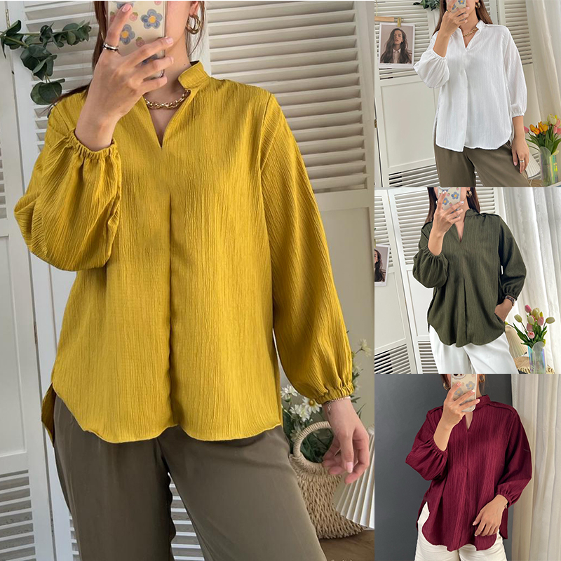 💥Clearance💥Oversize Blouse Women's Top Jumbo Blouse Outer Lady Crush ...