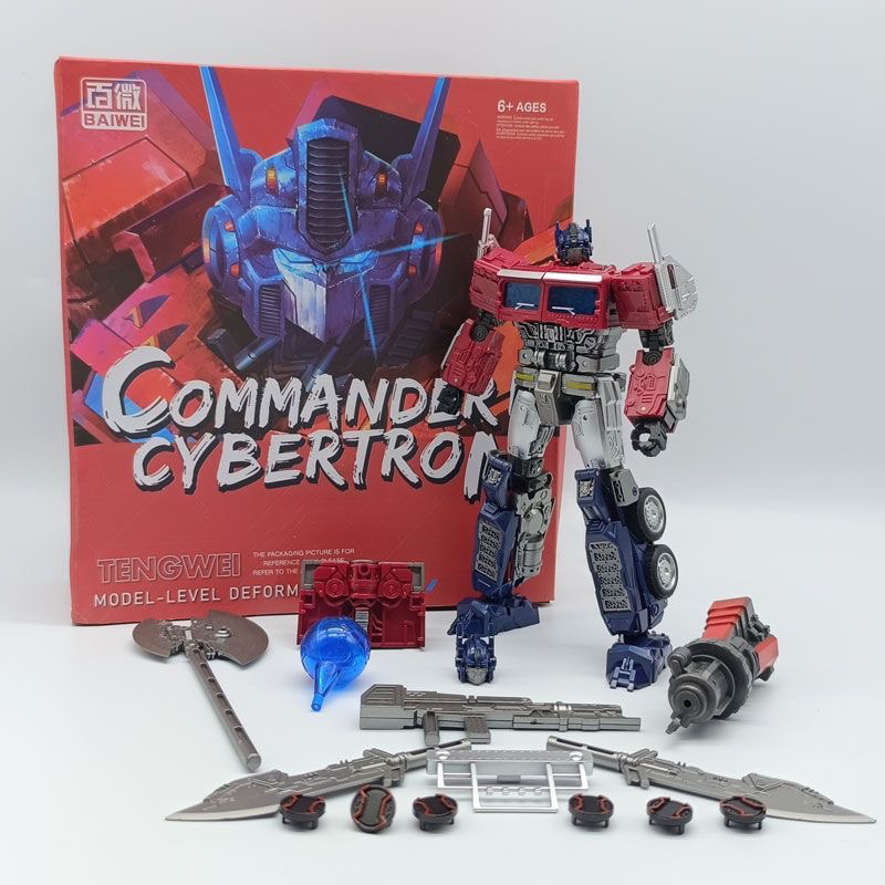 百微 TW1027 / TW 1027B Transformer - Cybertron Commander Optimus Prime ...