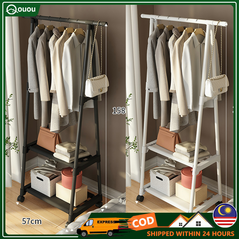 XL Spacious Coat Stand Wardrobe Clothing Rack