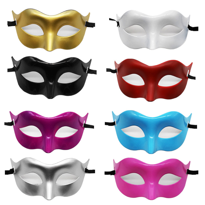 Retro Varnish Party Masks Men Halloween Party Masks Masquerade Party