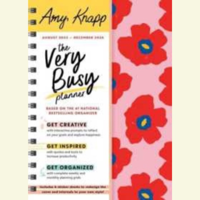 2024 Amy Knapp's the Very Busy Planner August 2023 December 2024 by