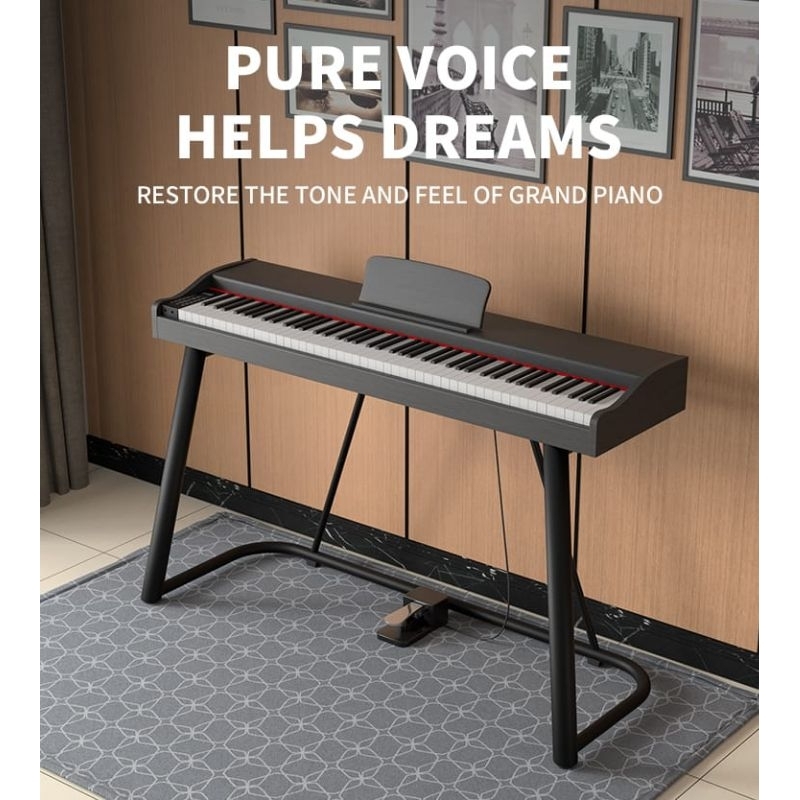 88 Keys Exam Grade Hammer Weighted Portable Digital Piano Shopee Malaysia