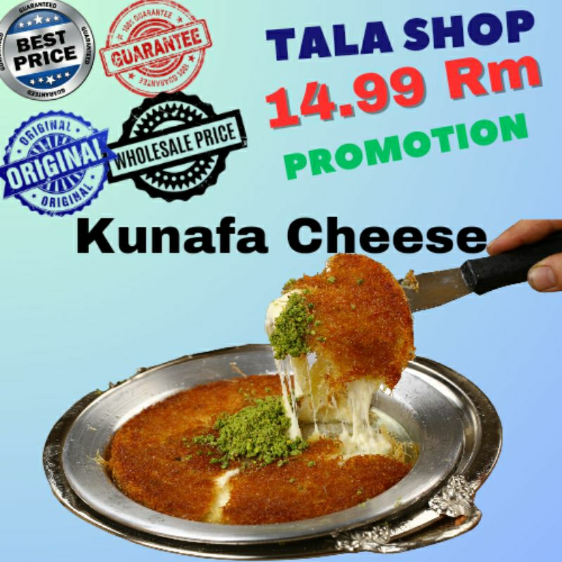 Kunafa Cheese ready to eat ( Promotion) Ready Stock Order Now