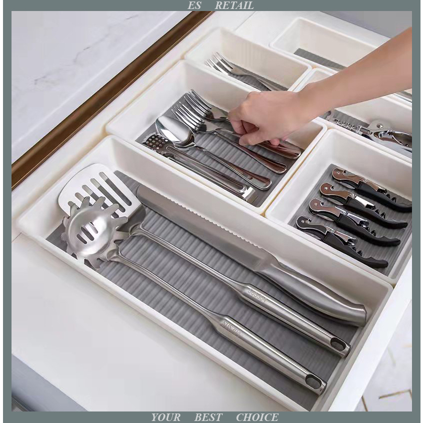 Kitchen utensil tray Cutlery tray Drawer tray Kitchen organiser Dulang ...