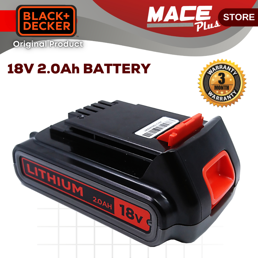 BLACK and DECKER BL2018 18V 2.0Ah Battery N587782 / N715588 FOR BDCHD18K Hammer Drill &amp; GWC1820PCF Cordless Blower
