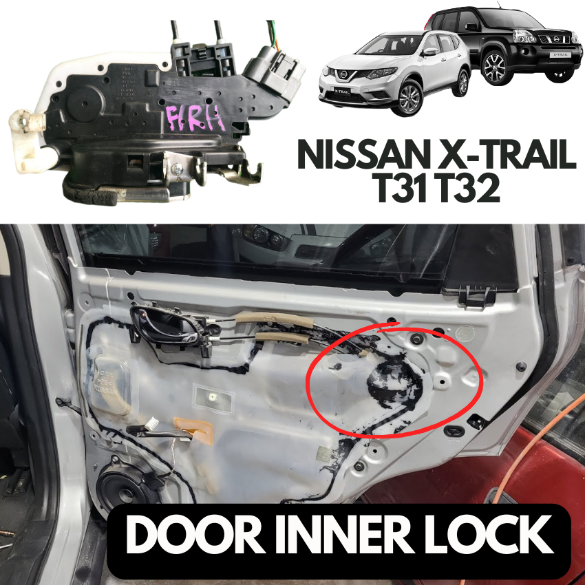 Door Inner Lock NISSAN X-Trail T31 T32 Moto Kunci Dalam Pintu Kereta ...