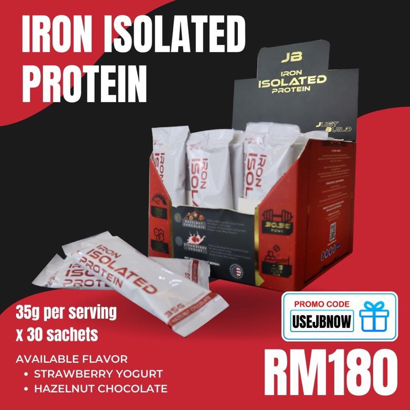 JB Just Build Iron Isolated Protein (30 Sachets x 35g) | Shopee Malaysia