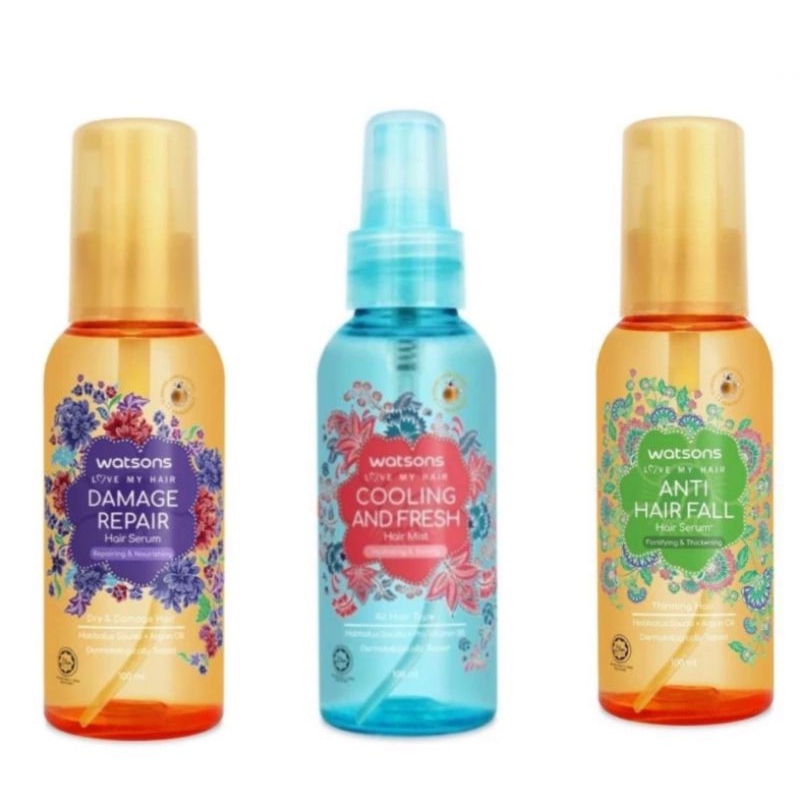 Watson Cooling & Fresh | Anti Hair Fall Serum Rawatan Rambut 100ml ...