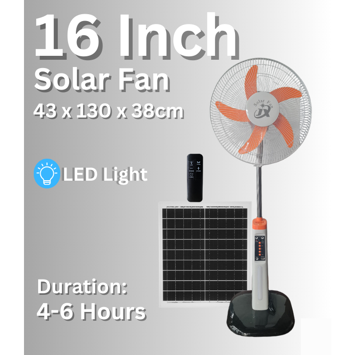 🔥SALES🔥 太阳能风扇 8"/ 12"/16" Indoor & Outdoor Solar Fan Light Weight